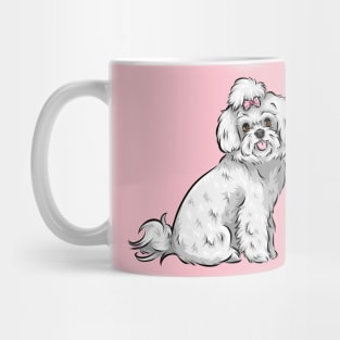 Cute Maltese Dog Mug